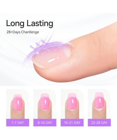 Gel Nail Glue 6 in 1 - Gelike ec UV Nails Glue Base Coat Strong Adhesive for Nail Tips False Nails Acrylic Tips Press on Nails Gel Nail Polish 16ML 1.1-Clear 16ml - Buy Online on GoSupps.com