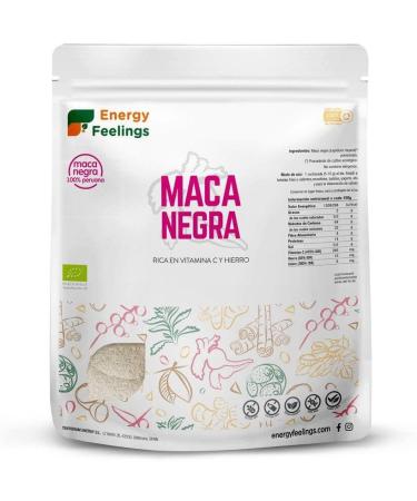  Energy Feelings Eco Black Maca Powder Energy Feelings 200g - Buy Online on GoSupps.com