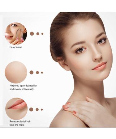  Cankypu Cankypu 3Pcs Hair Remover Spring Facial Hair Removal for Women Spring Face Epilator Removes Hair on the Upper Lip Chin Cheeks & Sideburns - Buy Online on GoSupps.com