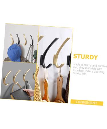 TOVINANNA Bathroom Door Hooks 2pcs Coat Hook Bath Towel Hook Car Hooks Door Back Heavy Duty Wall Hooks Punch Hole Office Bathrobe - Buy Online on GoSupps.com