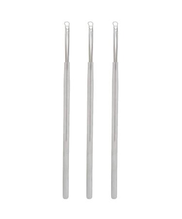 3 Pcs Stainless Steel Earwax Removal Kit - Triple Ring Ear Spoon Cleaning Tool - Buy Online on GoSupps.com