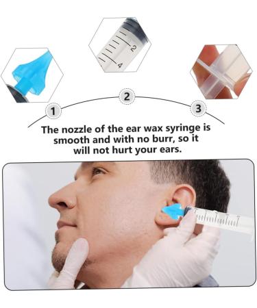 PLAFOPE 6Pcs Ear Cleaning Ear Wax Flusher Tool for Ear Care Smooth Nozzle for Wax Removal Capacity Easy to Use - Buy Online on GoSupps.com