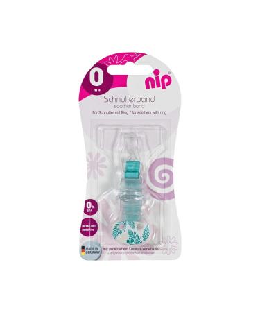 Nip Pacifier Band with Ring for Boys - Leaf Design | Safe & Stylish Baby Essential - Buy Online on GoSupps.com