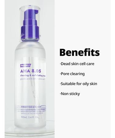 Frankly Pore Care Set: Anti-Aging Closer Serum & AHA Toner | Pore Minimizing Duo with Glycolic Acid & Peptides for Radiant Skin - Buy Online on GoSupps.com