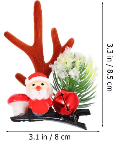 FRCOLOR 2 Pairs Christmas Hair Clips Winter Hair Clips Hair Decoration Deer Horns Hair Holder Kids Bill Hair Clips for Women Elk Antler Antlers Hair Clips Child Clothing Abs - Buy Online on GoSupps.com