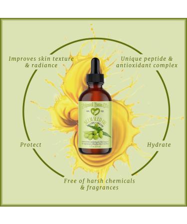 Natural Born Oils Neem Oil 2oz Organic Cold-Pressed High in Fatty Acids Perfect for Skin Clarity Hair Nourishment - Buy Online on GoSupps.com