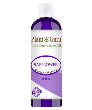 Safflower Oil 16 oz Cold Pressed 100% Pure Natural Carrier - Skin  Body And Face. Great For Moisturizing Creams  Lotions  Scalp Treatments  and Lip Balms - Buy Online on GoSupps.com
