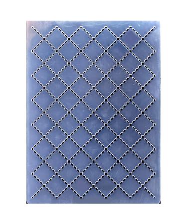 Kwan Crafts Dotted Line Grid Plastic Embossing Folders for Card Making Scrapbooking and Other Paper Crafts 10.4x14.9cm
