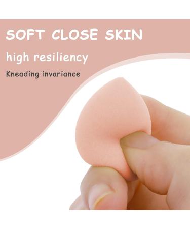 Wllhyf Mini Makeup Sponge Blender - 6 Pcs Soft Puff for Face & Body | Ideal for Foundation Powder & Highlight - Perfect for Dark Skin - Buy Online on GoSupps.com