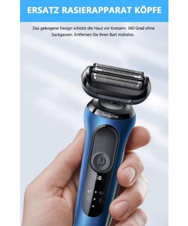 Buy Bouge 53B Shaving Heads - Compatible with Braun Series 5 & 6 Razors - Replacement Electric Shear Head - Buy Online on GoSupps.com