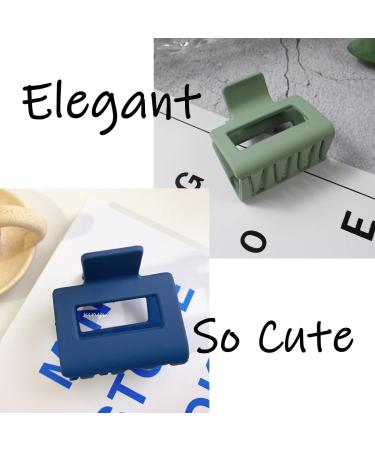 ZYIGYI 6 PCS Hair Claw Clips Set - 2 Matte Clips for Women with Thin Thick Hair (6 Colors) - Buy Online on GoSupps.com