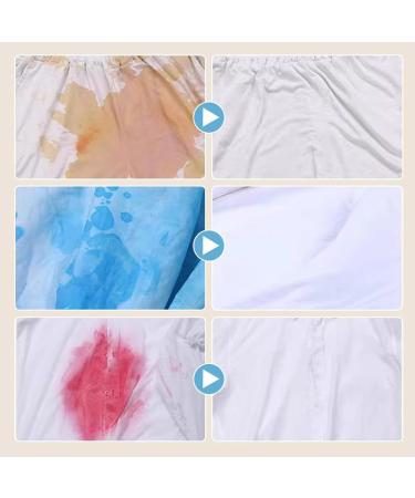 WOSLXM Household White Clothing Reducing Agent White Clothes Reducing Agent Bleaching Laundry Powder White Laundry Whitener Garment Stubborn Stain Cleaner Oil Remover (5pcs) - Buy Online on GoSupps.com