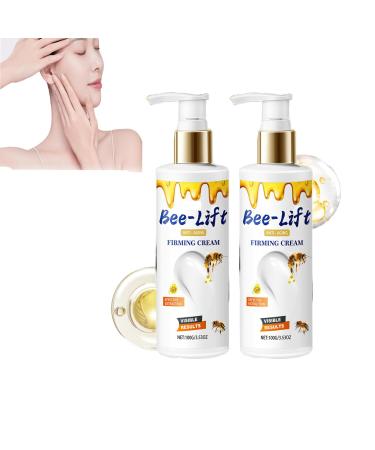 LinBomZony Set of 2 firming anti-aging creams with bee venom to reduce wrinkles rejuvenate skin lift and restore elasticity gently formulated for all skin types