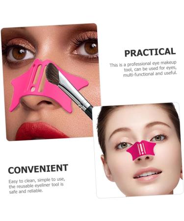 minkissy Eyeliner Aids Makeup Eyeshadow Silicone Mold Silicone Eyeliner Heated Eye Mask Heating Eye Mask Makeup Eyeliner Reusable Eyeshadow Aid Tool Silica Gel Makeup Tools Make up - Buy Online on GoSupps.com