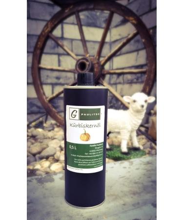 100% Pure Styrian Pumpkin Seed Oil - Fresh from the Farm High Quality (500ml) | International Shipping Available - Buy Online on GoSupps.com