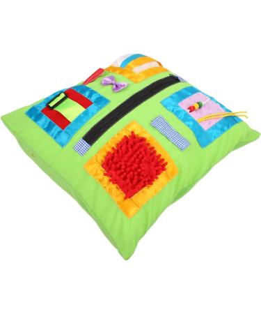 Alzheimer's Activity Cushion | Multicolored Dementia Cushion with Zipper for Senior Motor Development - Perfect for Travel - Buy Online on GoSupps.com
