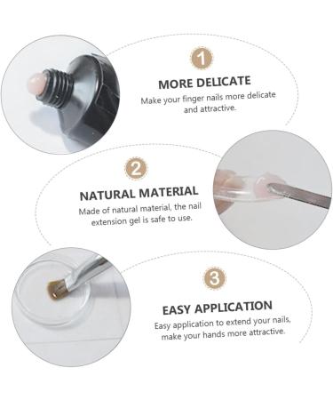 minkissy 1set Set Nail Extension Glue Set Gel Manicure Nail Tools Nail Extension Gel Manicure Extension Gel Nail Manicure Kit Nail Gel Manicure Extension Kit Nail Polish Lengthen Plastic 16x5cm Picture 4 - Buy Online on GoSupps.com