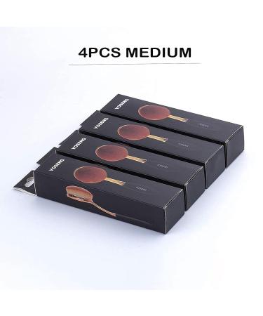 Yoseng Oval Foundation Brush Set - 4 Pack | Fast Flawless Application for Liquid Cream & Powder Makeup - International Shipping Available - Buy Online on GoSupps.com