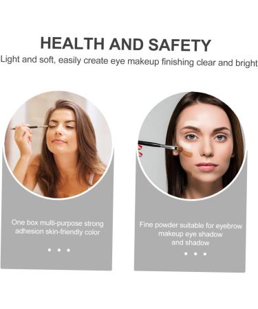 MAGICLULU 1 Set Eyebrow Powder Set Glitter Makeup Pigmented Matte Cosmetic Supply Eyebrow Stickers Brush - Buy Online on GoSupps.com