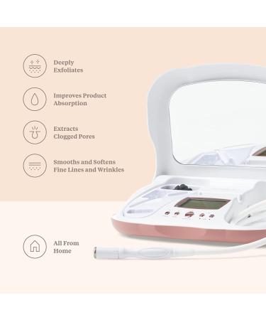 Trophy Skin MicrodermMD - At Home Microdermabrasion Kit with Real Diamond Tips for Anti-Aging and Acne Treatment - Reduces Scars and Rejuvenates Skin - White - Buy Online on GoSupps.com
