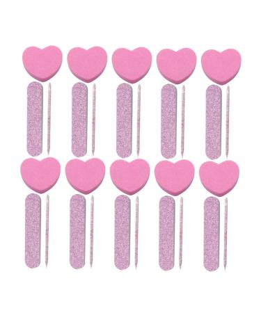 FRCOLOR 20 Sets Nail Kit Nail File Block Fingernail Buffering Files Sticks for Nails Sponge Nail Buffer Nail Sticks Manicure File Nail Art Tools Manicure Nail File Pedicure Files