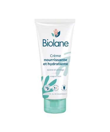 BIOLANE Cr me Nourrissante et Hydratante - B b - Visage et Corps - Apaise et Prot ge la peau - Ingr dients d'origine naturelle - 100 ml - Fabriqu en France Cr me Nourrissante et Hydratante 100ml