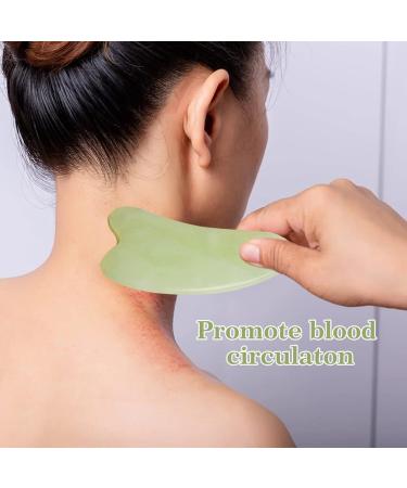 Handmade Jade Gua Sha Tool for Massage & Therapy | Small Triangle Scraping Board for Acupuncture & Trigger Point Treatment - Buy Online on GoSupps.com