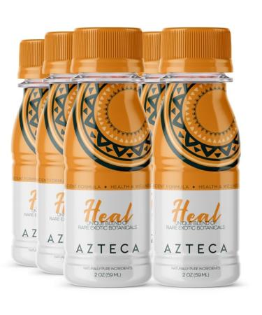 Azteca Botanicals Organic Energy Shot Perfromance Boost Wellness Shots Organic Endurance Shot With Vitamin B12 Boost Energy Shots Natural Energy And Focus Lemon Flavor (6 Pack) Lemon Pack of 6