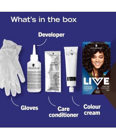 Schwarzkopf LIVE Color XXL Unlimited Gloss 880 Tempting Chocolate Kit - Long-lasting Hair Color - Buy Online on GoSupps.com