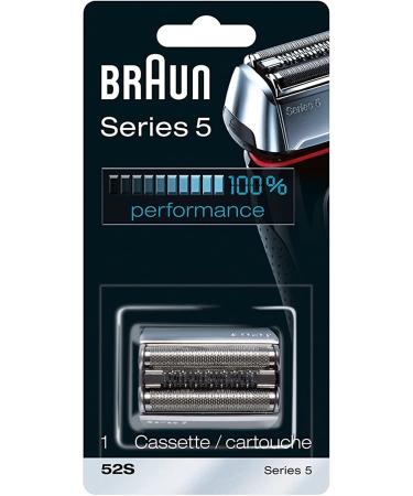 Braun Series 5 52S Replacement Foil and Trimmer Head Cassette - Silver - Buy Online on GoSupps.com