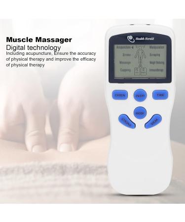 NATUDOCO Muscle Stimulation Device - Adjustable Portable Mini Vertebral Massage for Pain Relief - Buy Online on GoSupps.com