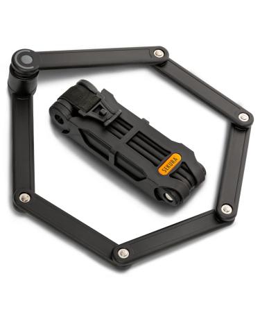B chel Sekura folding lock for bicycle and motorcycle 85cm 6053853 Bicycle lock black 85 cm 85 cm black - Buy Online on GoSupps.com