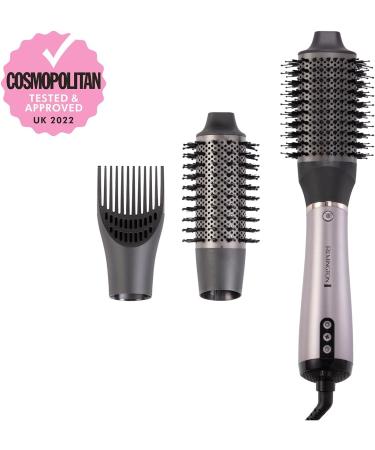 Remington PROluxe You Adaptive Air Styler - Intelligent Hair Dryer Hot Brush with 3 Attachments | AS9880 - Buy Online on GoSupps.com