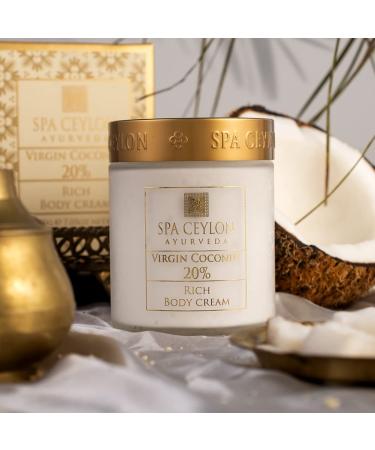 Buy SPA CEYLON Virgin Coconut 20% - Rich Body Cream | Premium Moisturizer for All Skin Types | International Shipping Available - Buy Online on GoSupps.com