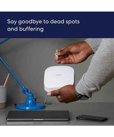 Amazon eero Pro 6 Mesh Wi-Fi 6 System 2-Pack | Fast Gigabit Speeds | Connect 75+ Devices | 3,500 sq. ft. Coverage | Reliable Performance | 2020 Release - Buy Online on GoSupps.com