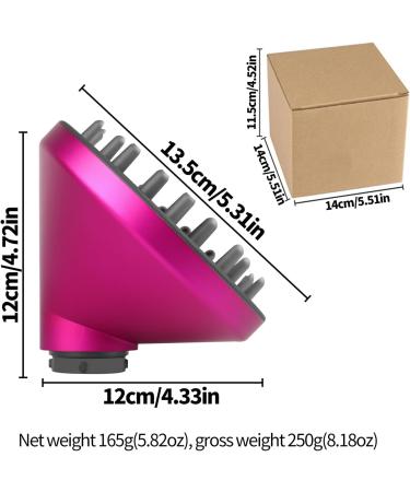 Diffusion Nozzle for Dyson Airwrap Styler HS03 HS05 - Pink Hairdryer Attachment | Convert & Enhance Styling - Buy Online on GoSupps.com