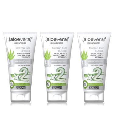 ZUCCARI ZUCCARI ALOEVERA2 Aloe Gel Cream + Snail Serum - 3 Packs of 150 ml