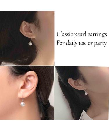 Boho Pearl Hook Earrings | Freshwater Pearl Drop & Dangle Jewelry for Women | Bridal & Bridesmaid Gifts - Buy Online on GoSupps.com