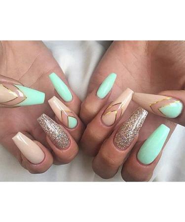 Frcolor Artificial Nail Tips - Full Cover Ballerina Nails for Salons & DIY Nail Art 500 White Pieces - International Shipping Available - Buy Online on GoSupps.com