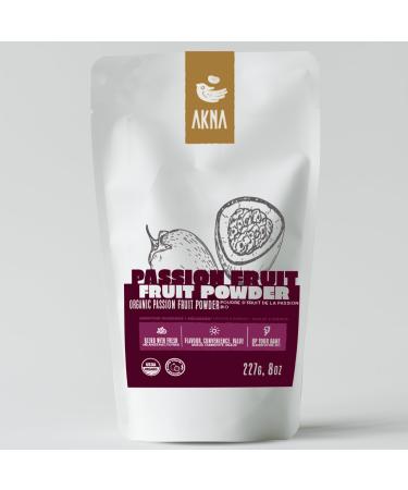 AKNA Organic Passion Fruit Powder 227g Resealable Bag