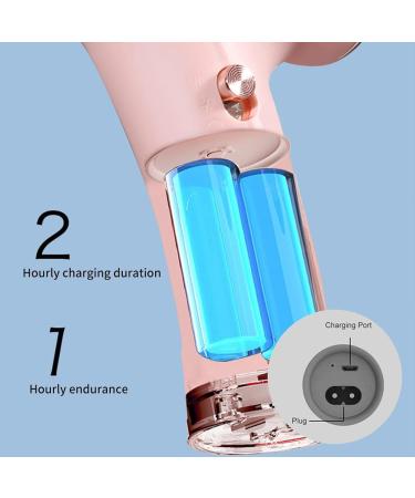 Portable Travel Hair Dryer Lightweight Ionic Travel Dryer Blow USB 500W Drying Faster with Less Frizz Lightweight Compact Hairdryer for Women and Men - Buy Online on GoSupps.com