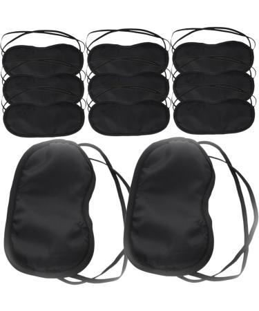 48 pcs Silk Sleep Masks Set - Satin Eye Covers for Men - Black Blindfold for a Good Night's Sleep - Buy Online on GoSupps.com