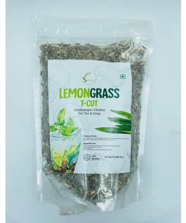 SVATV lemongrass Tea Loose Leaf (Cymbopogon Citratus) | Perfect for Tea & Seasoning | Lemongrass Dried Herbs | Versatile Herb | Easy To Brew - 227g 8.0 oz 0.50 Lbs