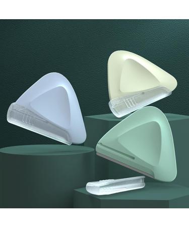 Buy Stainless Steel Facial Trimmer - Portable 2x Triangle Eyebrow Razor for Precision Grooming - Buy Online on GoSupps.com