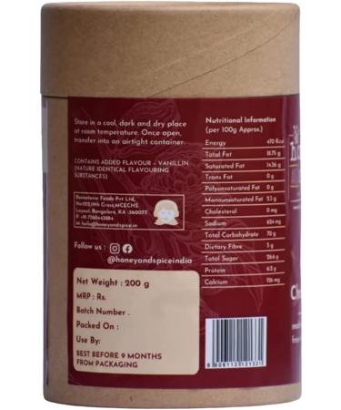 Honey and Spice Classic Hot Chocolate Mix Enjoy Hot or Cold Sourced from The Malabar Region 200 Gm - Buy Online on GoSupps.com