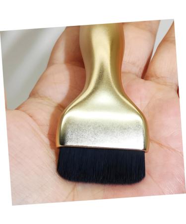Portable Flat Head Plastic Foundation Brush with Spoon | Makeup Brush for Women | Miss Flat Brush 16.20X3.50X1.20CM - Shop Internationally - Buy Online on GoSupps.com