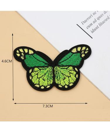 25pcs Rose & Butterfly Embroidered Patches - Iron On Applique for Clothes & Backpacks - Buy Online on GoSupps.com
