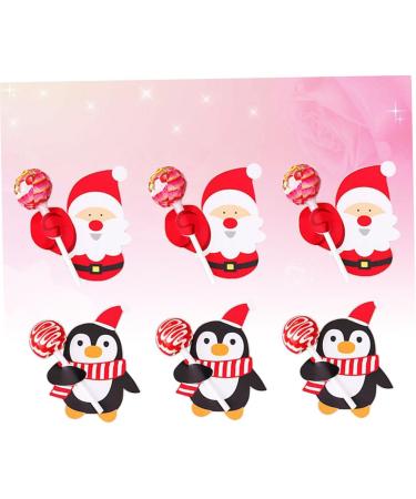 PRETYZOOM PRETYZOOM 54 Pieces Paper Lollipop Paper Card Christmas Lollipop Holder Candy Christmas Decorations Candy Party Tricks Sugar Candy Red Manual - Buy Online on GoSupps.com