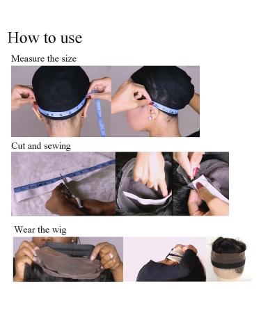 Luwigs Black Elastic Bands for Wigs/Lace Frontal/Closure 2.5cm Width - 6pcs Pack - Buy Online on GoSupps.com