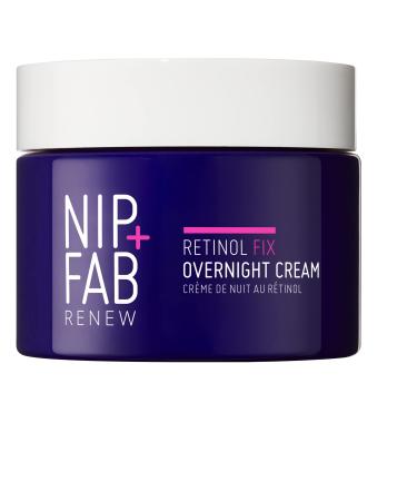 Nip+Fab Retinol Fix 3% Overnight Cream - Advanced Youth-Boosting Formula for Renewed Skin and Fine Line Reduction